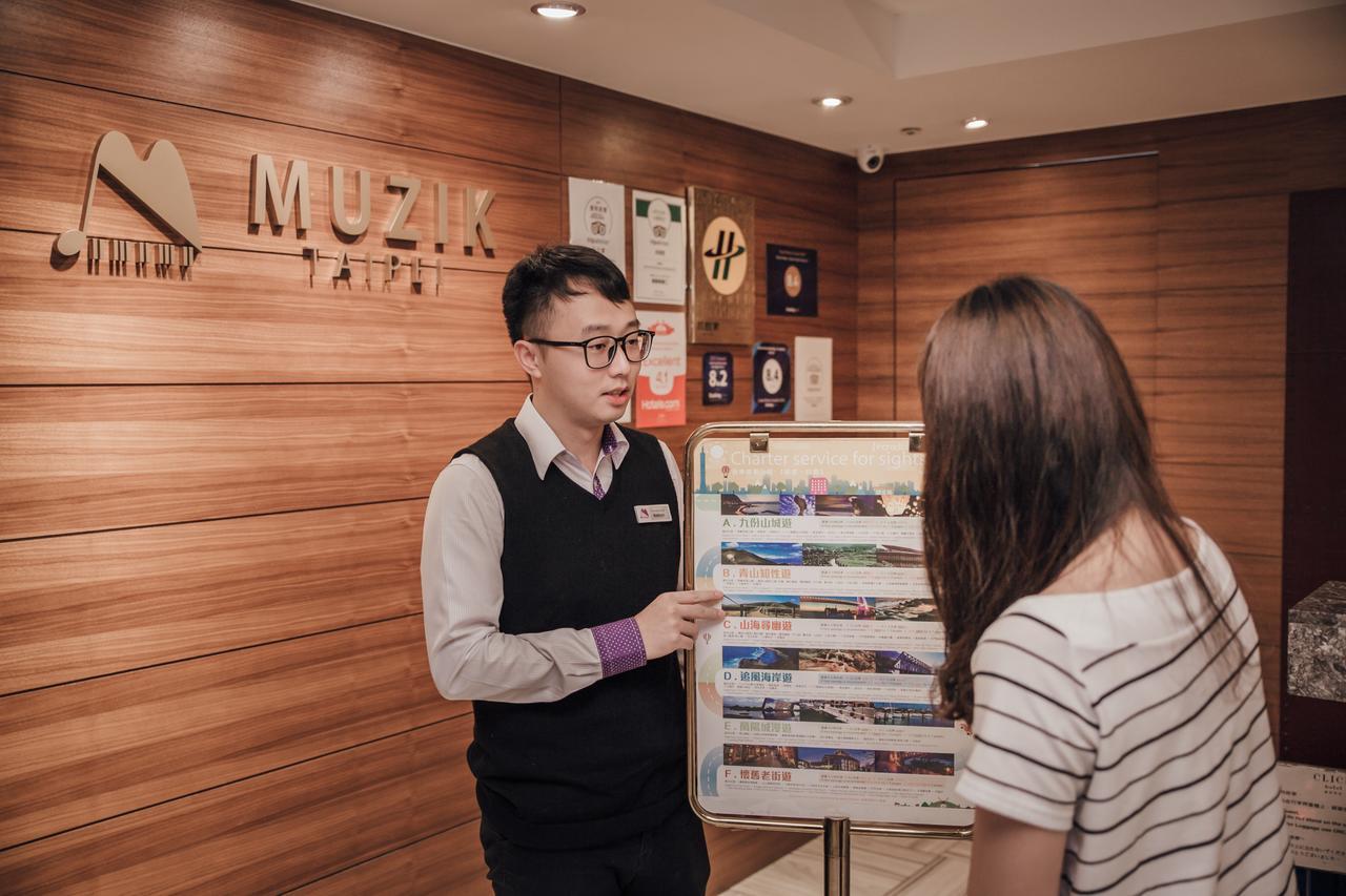 Muzik Hotel - Ximen Station Branch Taipei Eksteriør billede